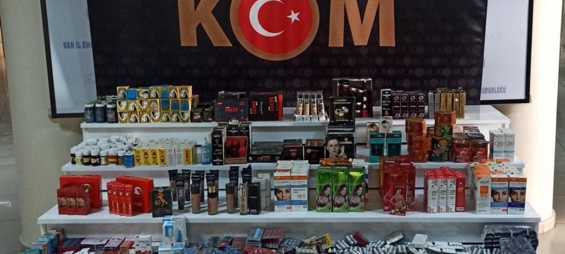 Van'da binlerce kaçak ürün ele geçirildi