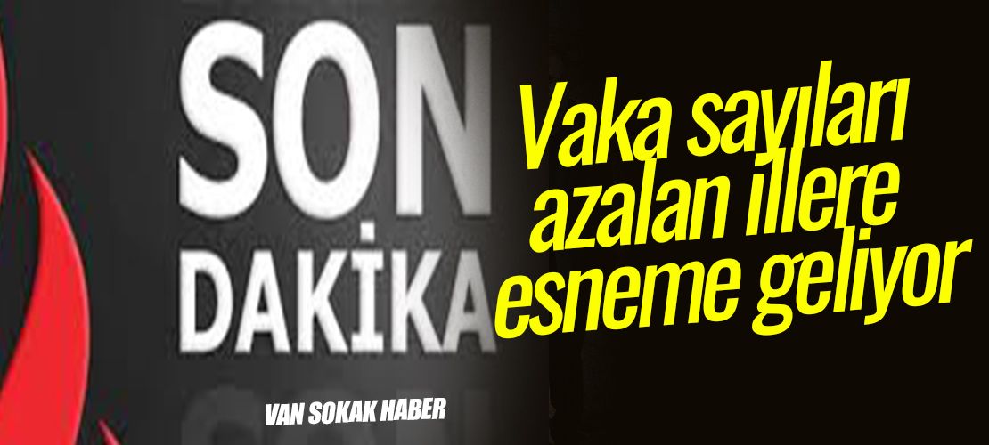 Vaka sayıları azalan illerde öncelikli olarak lokanta ve kafeler açılacak.