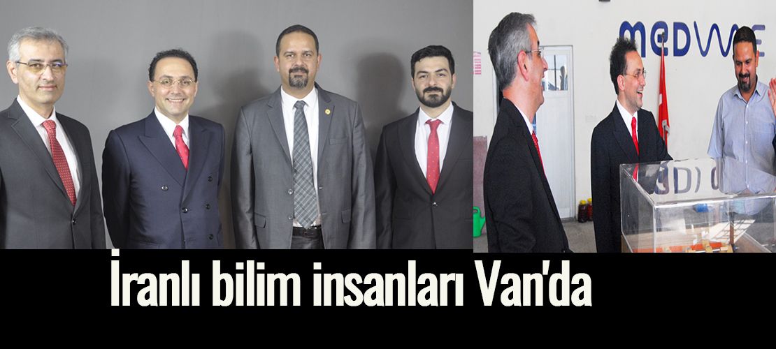 İranlı bilim insanları Van'da ziyaretlerine devam ediyorlar