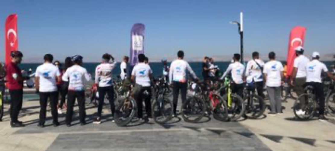 Van’da Şamran Kanalı çevresinde bisiklet festivali