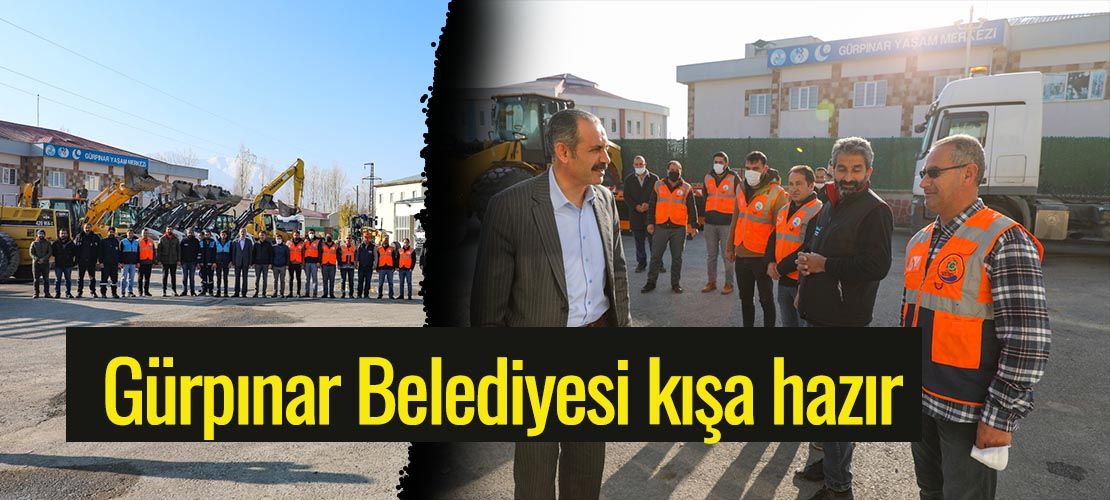 Gürpınar Belediyesi kışa hazır