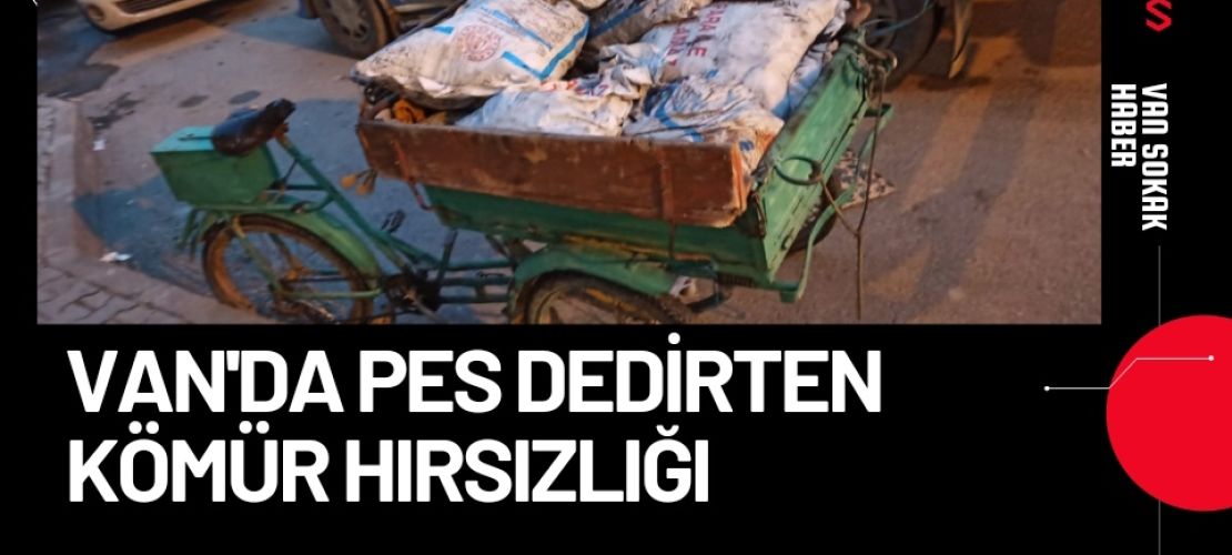 Van'da pes dedirten kömür hırsızlığı