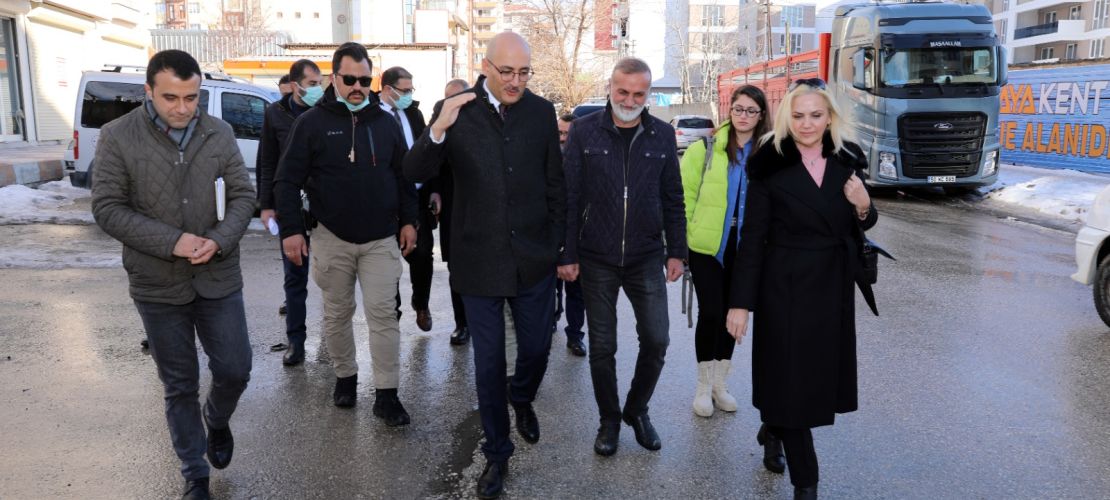 Başkan V. İhsan Emre Aydın, mahalle ziyaretlerine devam ediyor