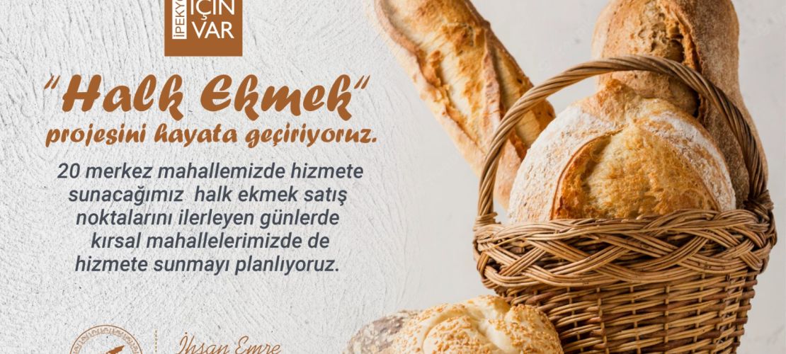 Başkan Aydın'dan İpekyoluna halk ekmek müjdesi