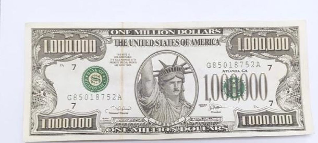 Van'da Amerika'dan bastırılan bir milyon dolarlık bir banknot ele geçirildi
