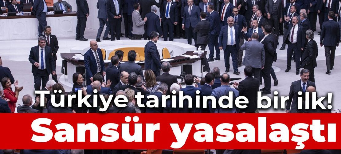 'Sansür Yasası' Meclis'te Kabul Edilerek Yasalaştı!