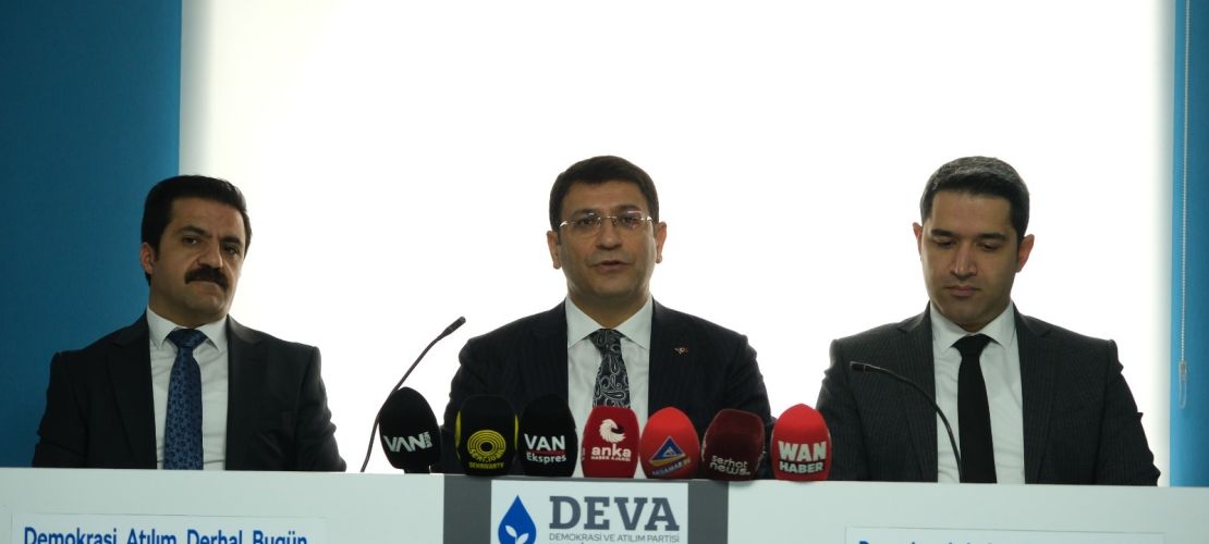 DEVA Partisi Genel Başkan Yardımcısı Şahin Van’da Basınla bir araya geldi