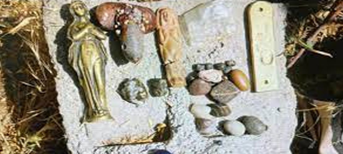 Van’da külçe altın ve Meryem Ana heykeli ele geçirildi