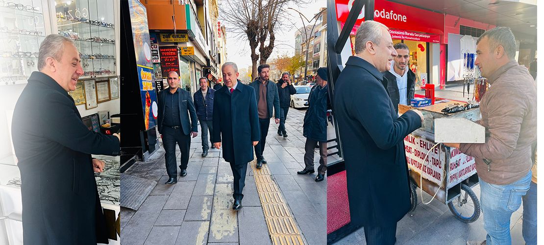 Ak Parti Adayı Ayhan Kayatürk, Van Esnafını Ziyaret Etti
