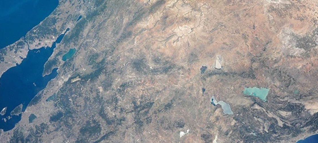 Van Gölü uzaydan görüntülendi