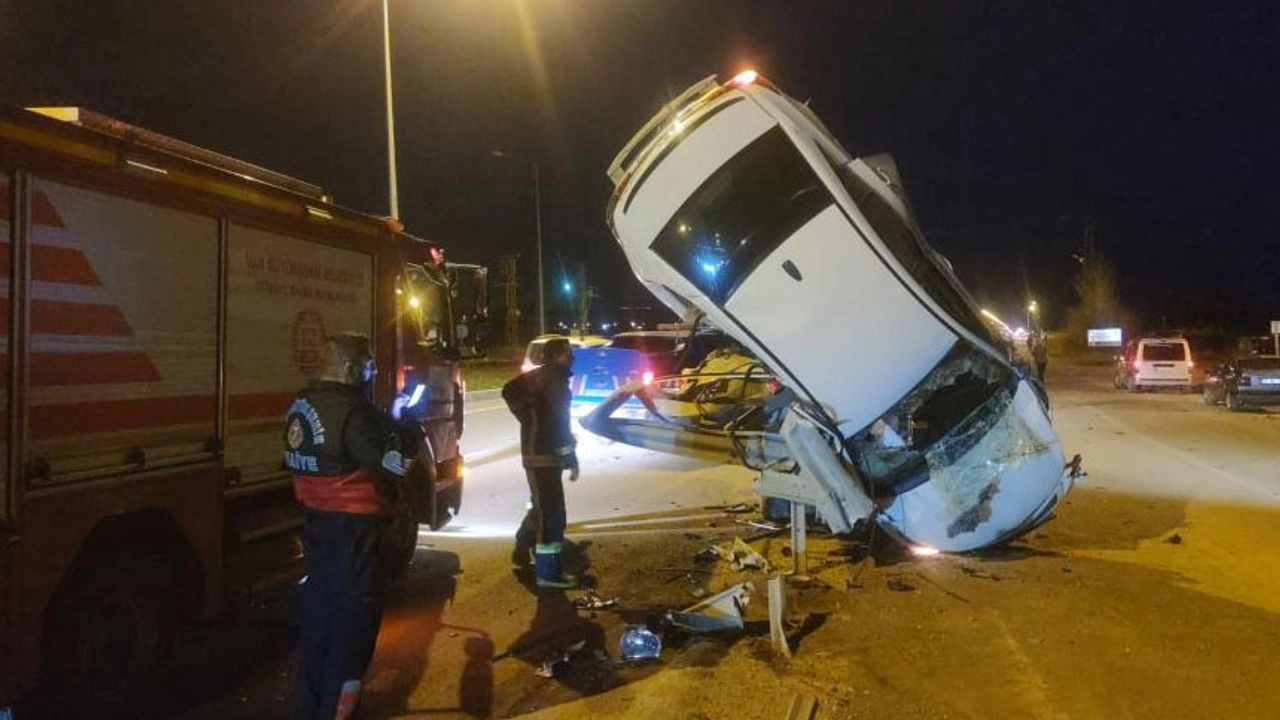Van'da meydana gelen kazayı görenler şok oldu