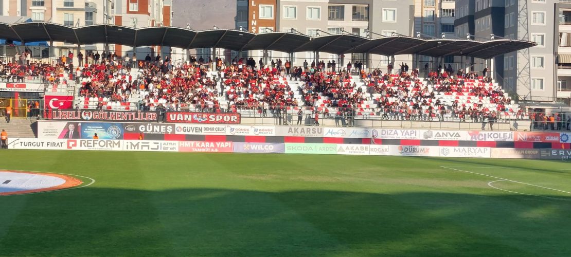 Vanspor maçın kazananı oldu