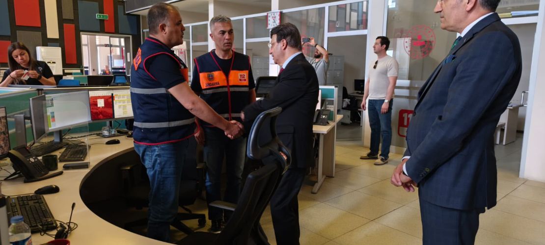 Türkmenoğlu: “112 Acil Çağrı Merkezinde acil çağrılarda bulundu