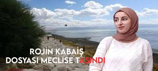 Rojin Kabaiş Dosyası meclise taşındı