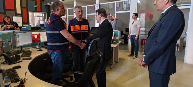 Türkmenoğlu: “112 Acil Çağrı Merkezinde acil çağrılarda bulundu